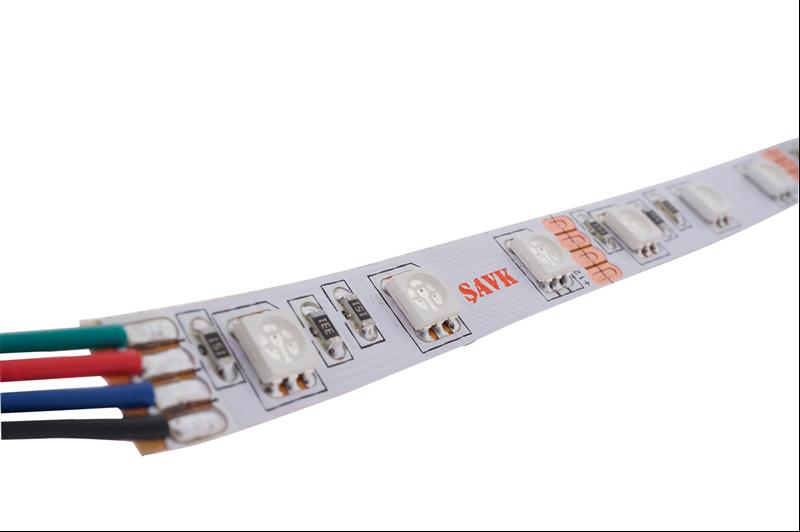 BEYAZ LED ŞERİT NWP 60LED/M 14.4W/M 12V 3 ÇİPLİ(SMD5050) ŞAVK