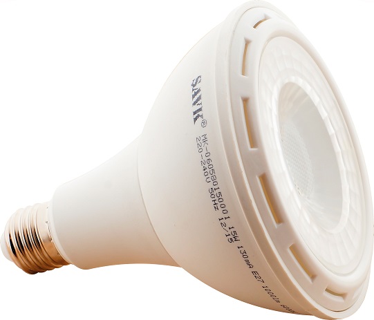 15W 220V E27 830 PAR38 SPOT LED LAMBA  YENİ TİP ŞAVK