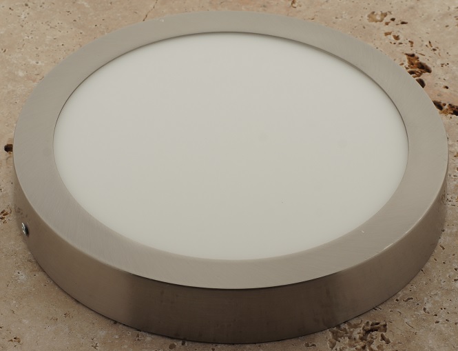 24W 220V 865 1650lm 240mm YUVARLAK MAT KROM GÖVDE S.Ü ARMATÜR ŞAVK